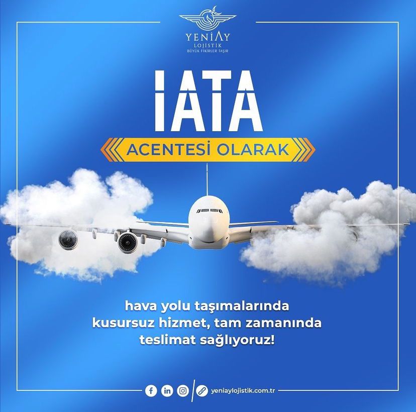 IATA Acentesi olarak hava yolu taşımalarında kusursuz hizmet