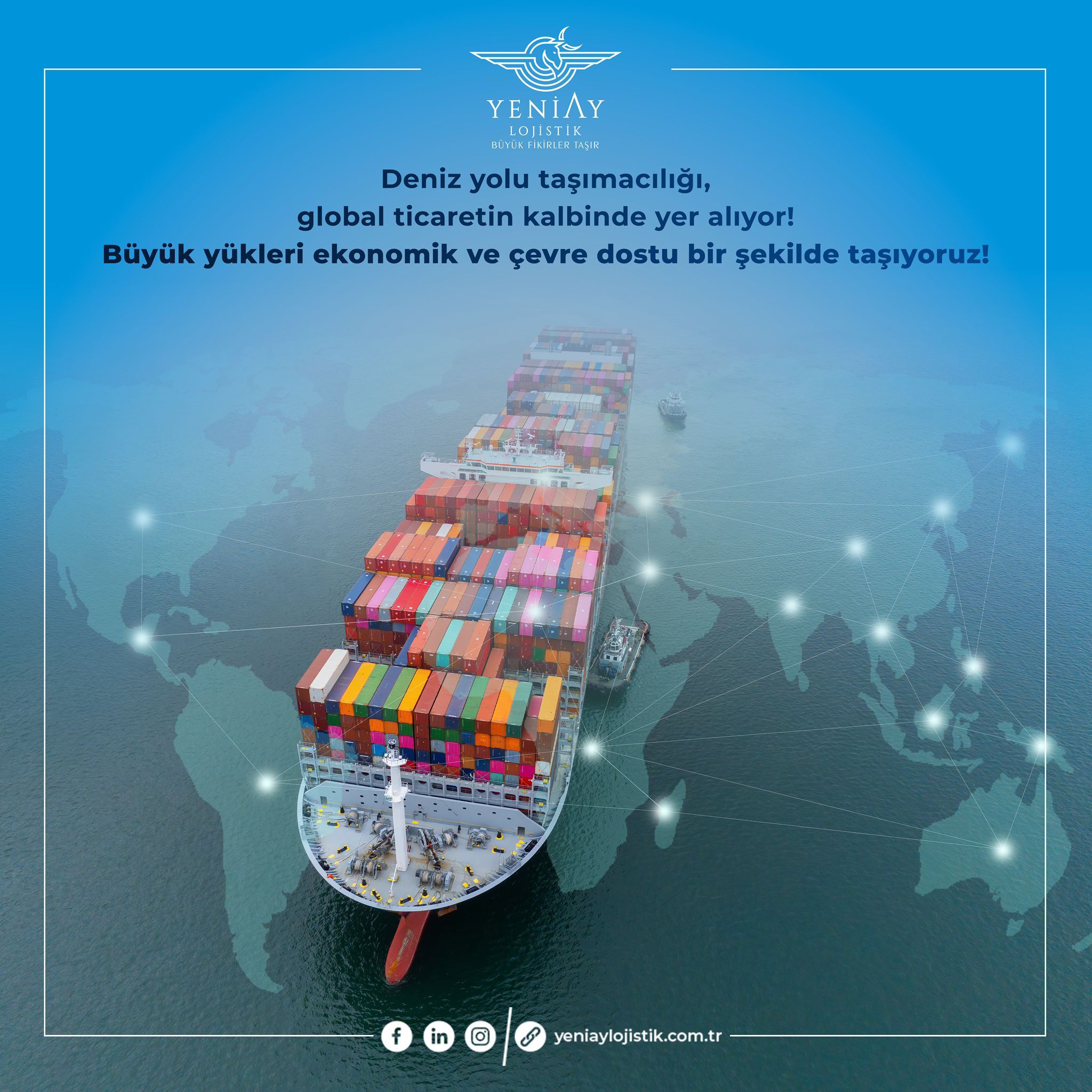 Deniz yolu taşımacılığı global ticaretin kalbinde yer alıyor