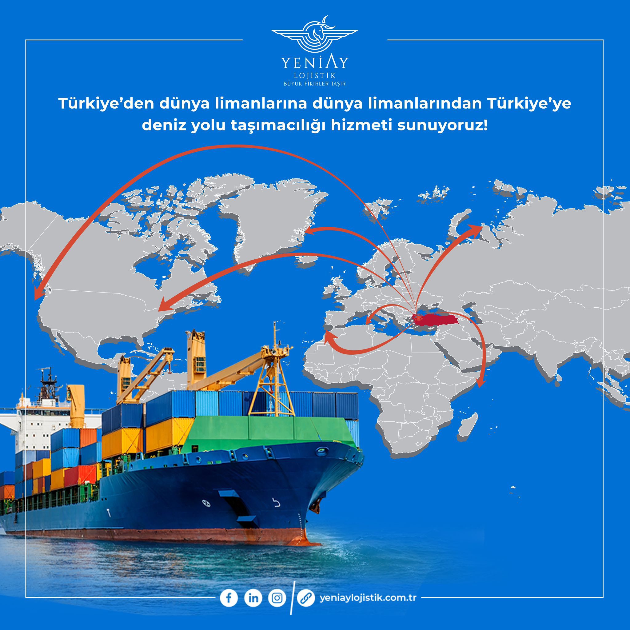 Türkiye'den dünya limanlarına...