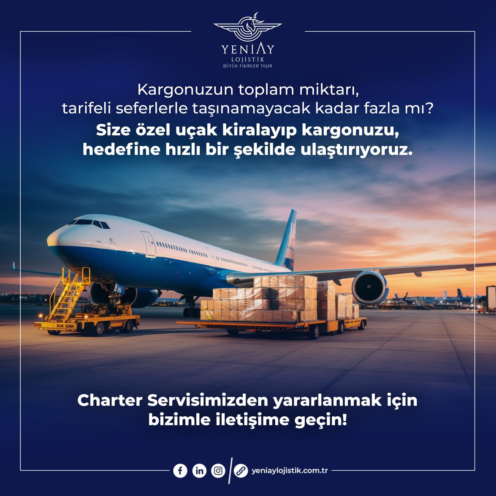Charter Servisi ile yanınızdayız