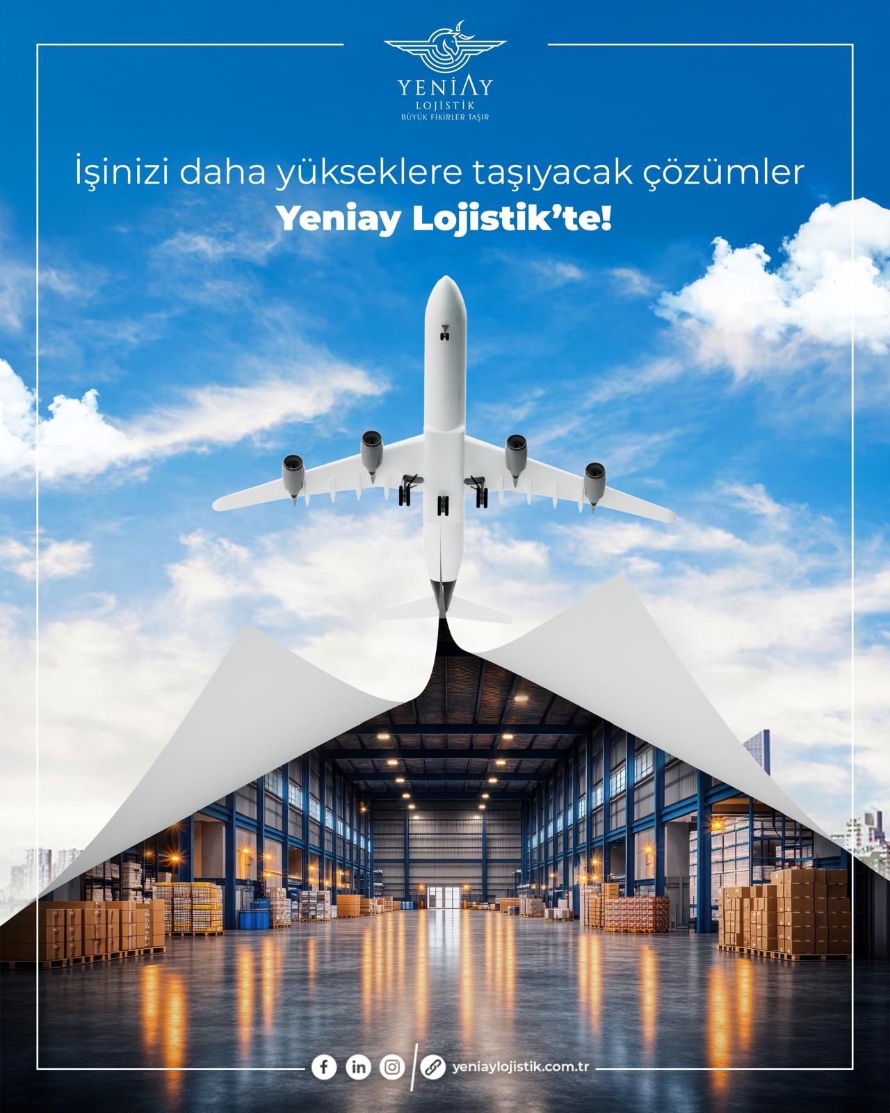 İşinizi daha yükseklere taşıyacak çözümler Yeniay Lojistik'te